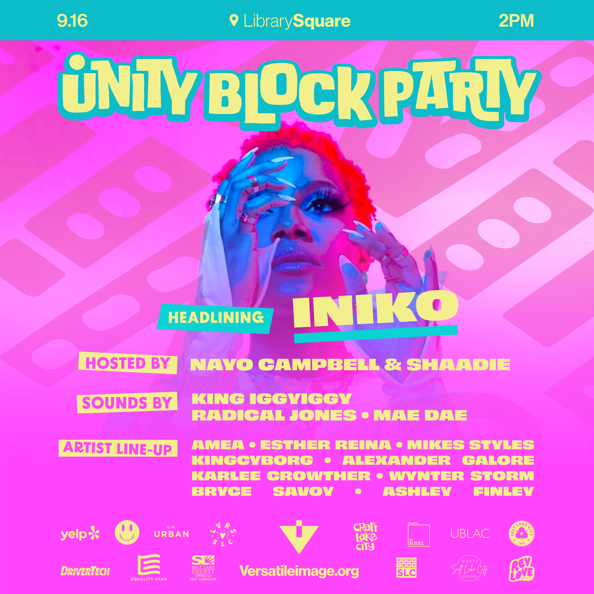 UNITY Block Party IG Square Main Flyer
