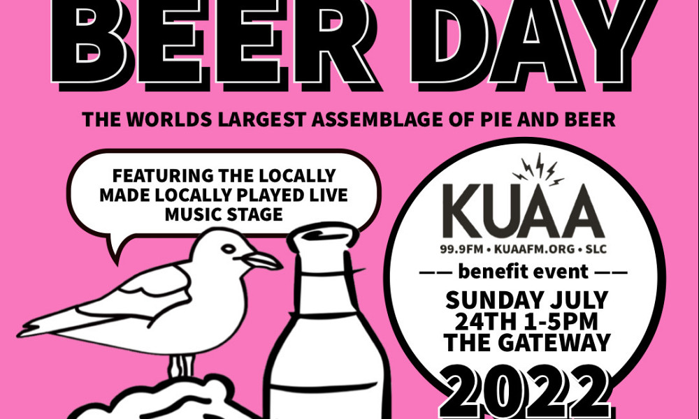 PIE AND BEER DAY +  LOCALLY MADE LOCALLY PLAYED